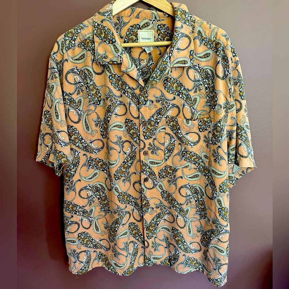 Vintage Saddlebred Men’s Paisley Button Up